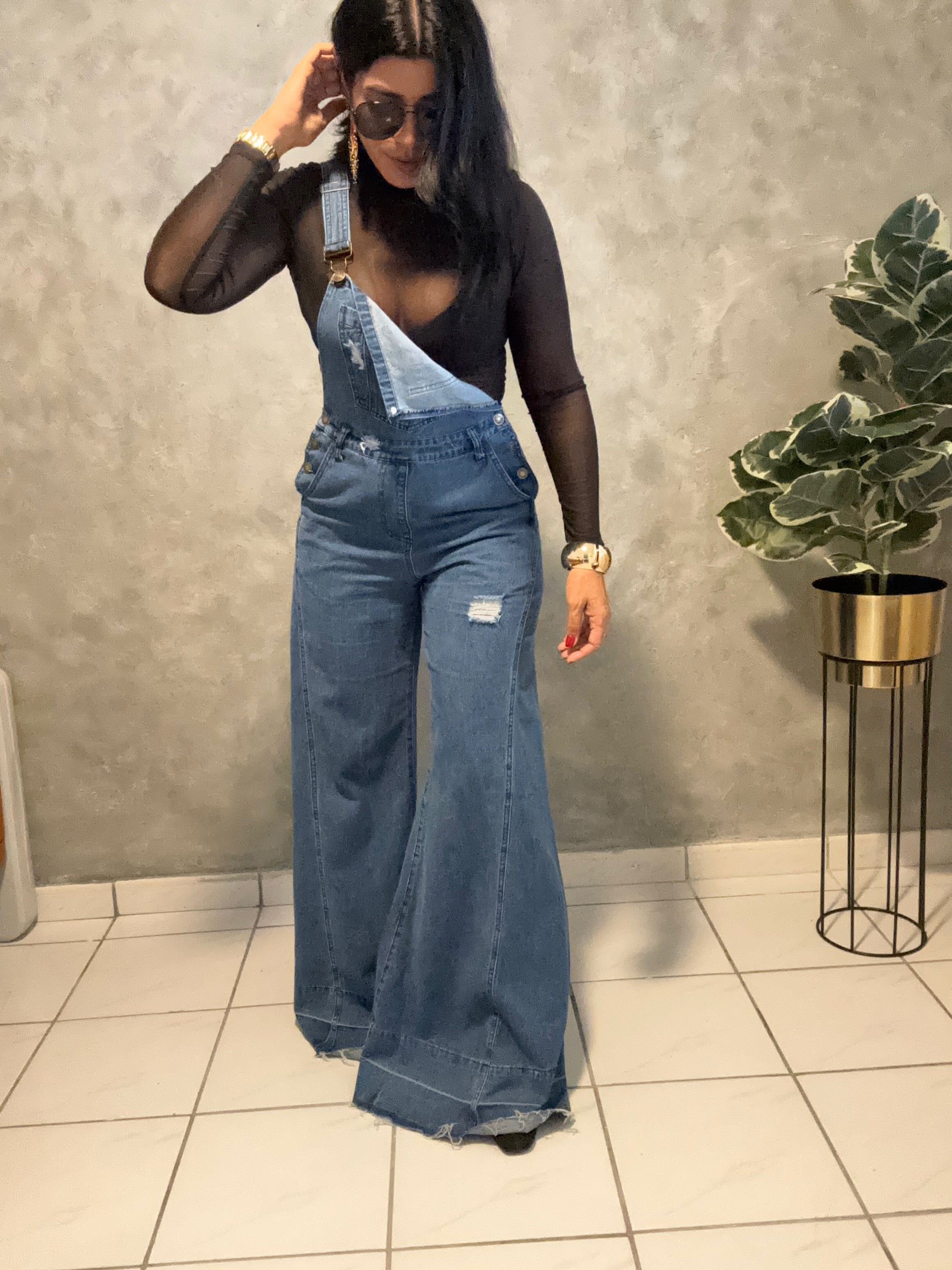 DENIM OVERALL
