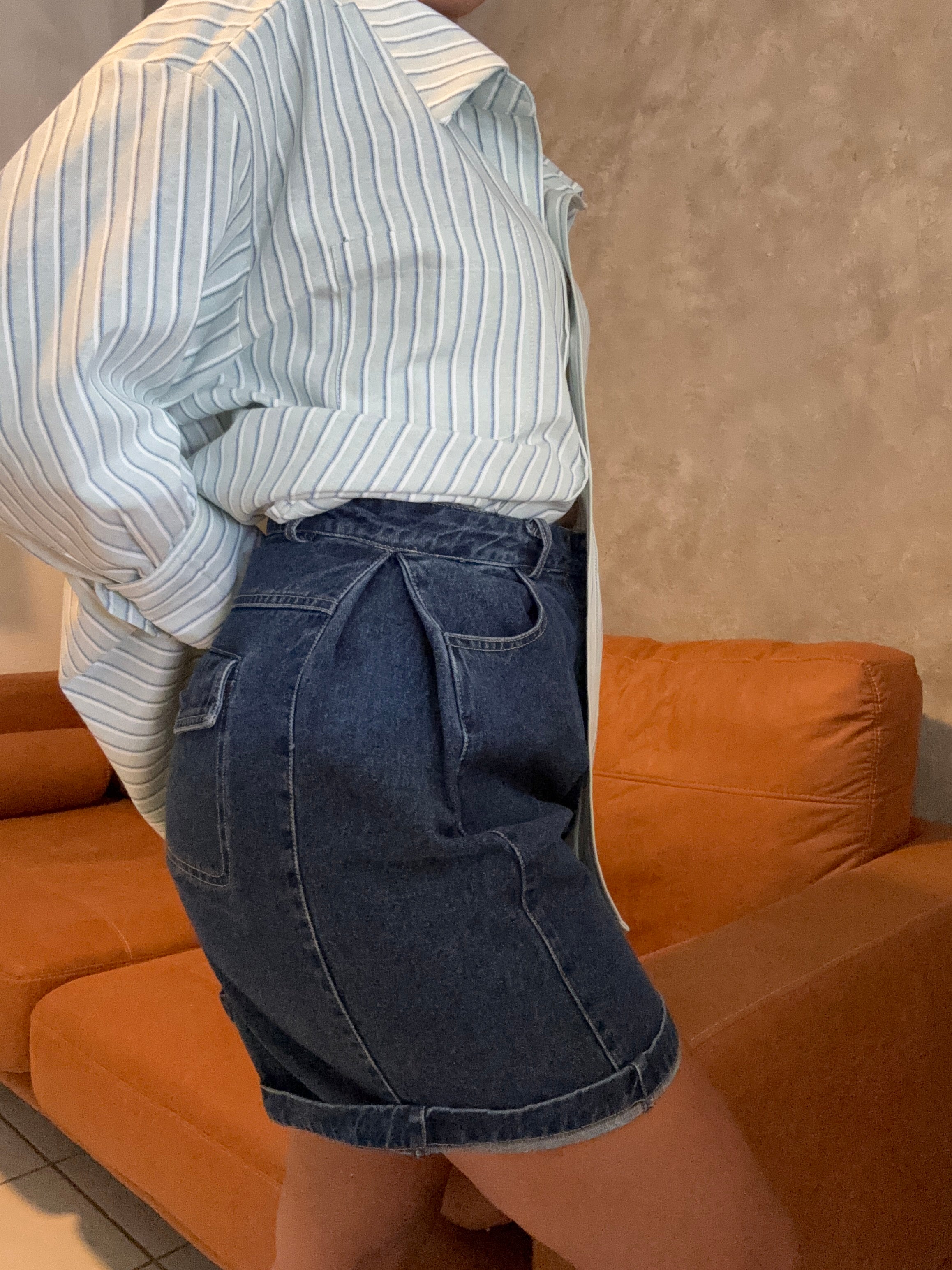 DENIM BERMUDA SHORT