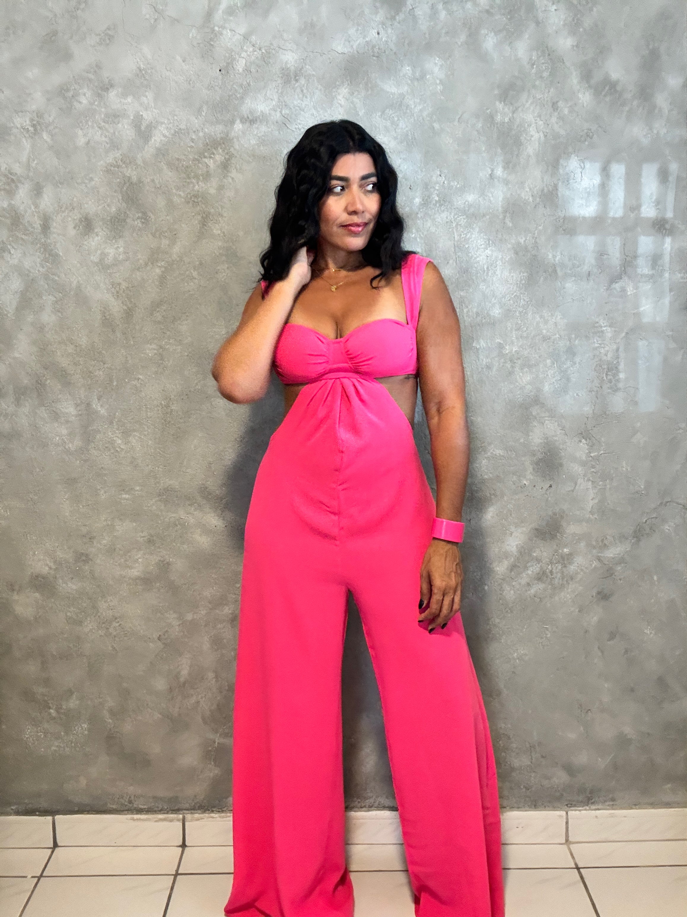 CASUAL TIE STRAP JUMPSUIT