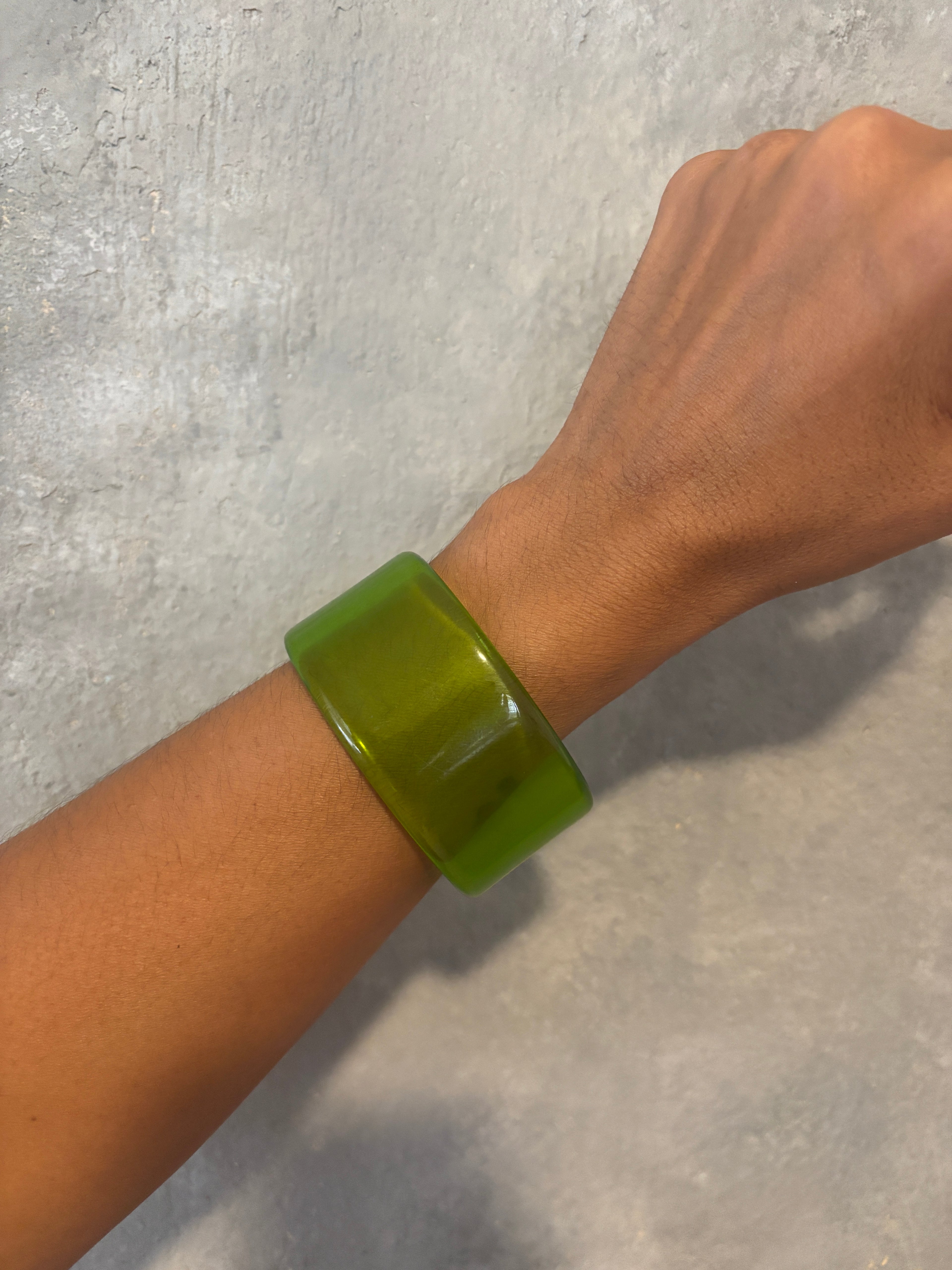 CANDY GEOMETRIC RESIN BRACELETS