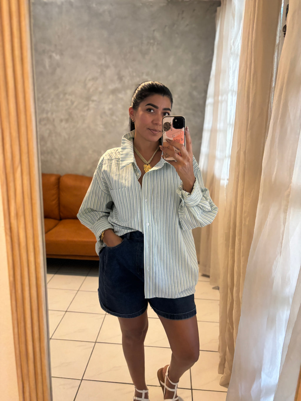 DENIM BERMUDA SHORT
