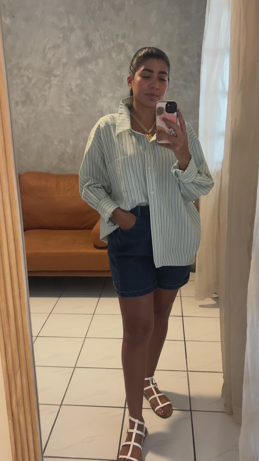 DENIM BERMUDA SHORT